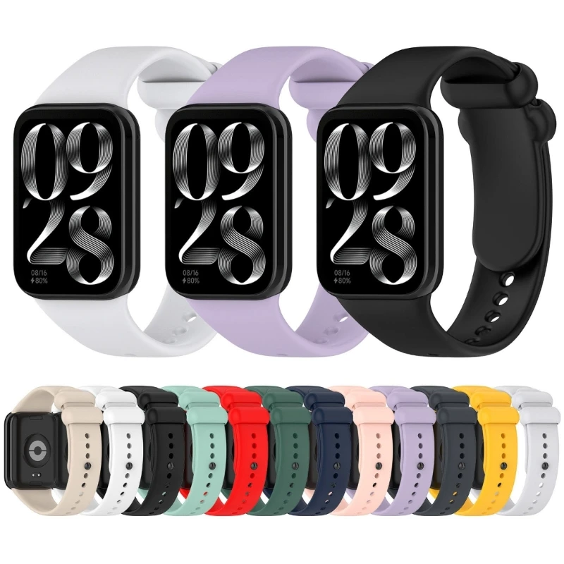 Силиконовый ремешок для браслета Xiaomi Mi Band 8 Pro мягкий браслет из ТПУ сменный