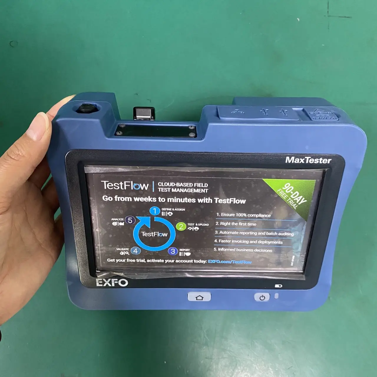 TMO-300 26/24dB Optical Time Domain Reflectometer 20Km 50Km 100Km 120Km SM Serat Tester OTDR 1310/1550nm APC/UPC TMO300