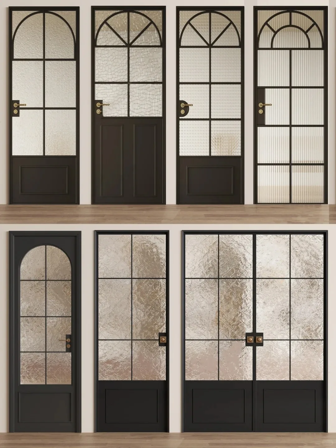 Навесные двери Sixinalu с двойным остеклением закаленное стекло терморазрыв