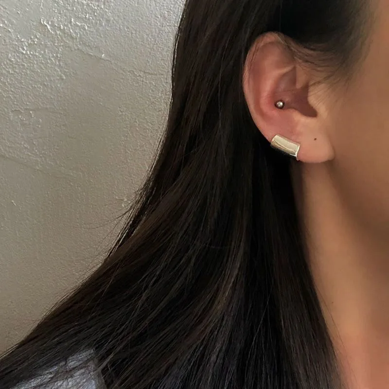 

Popular accessories S925 tremella clip ins Europe and America men and women light luxury everything personality ear bone clip