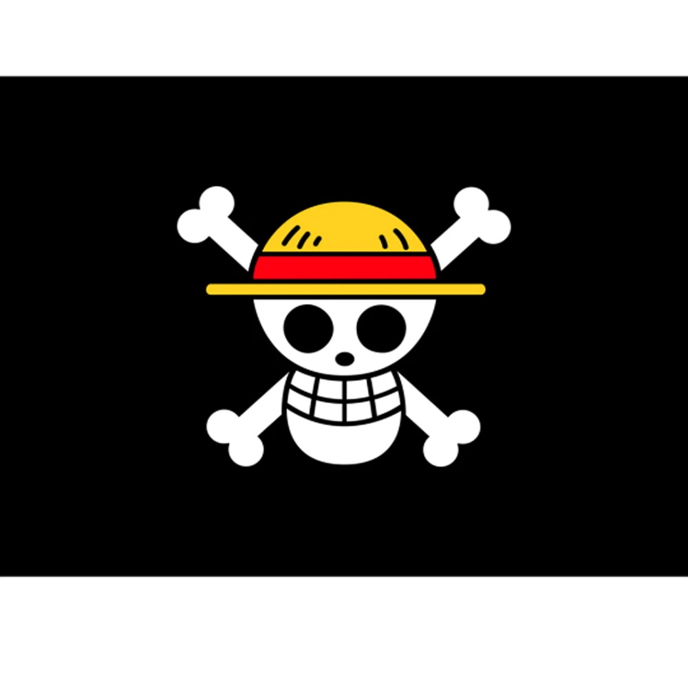 3jflag 3x5фрейс 90X15 0 см цельная Обезьяна D. Флаг с черепом Luffy HD, баннер с принтом аниме, Подарочный флаг
