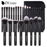 ducare black makeup brush professional makeup eyeshadow foundation powder soft synthetic hair makeup brushes brochas maquillaje