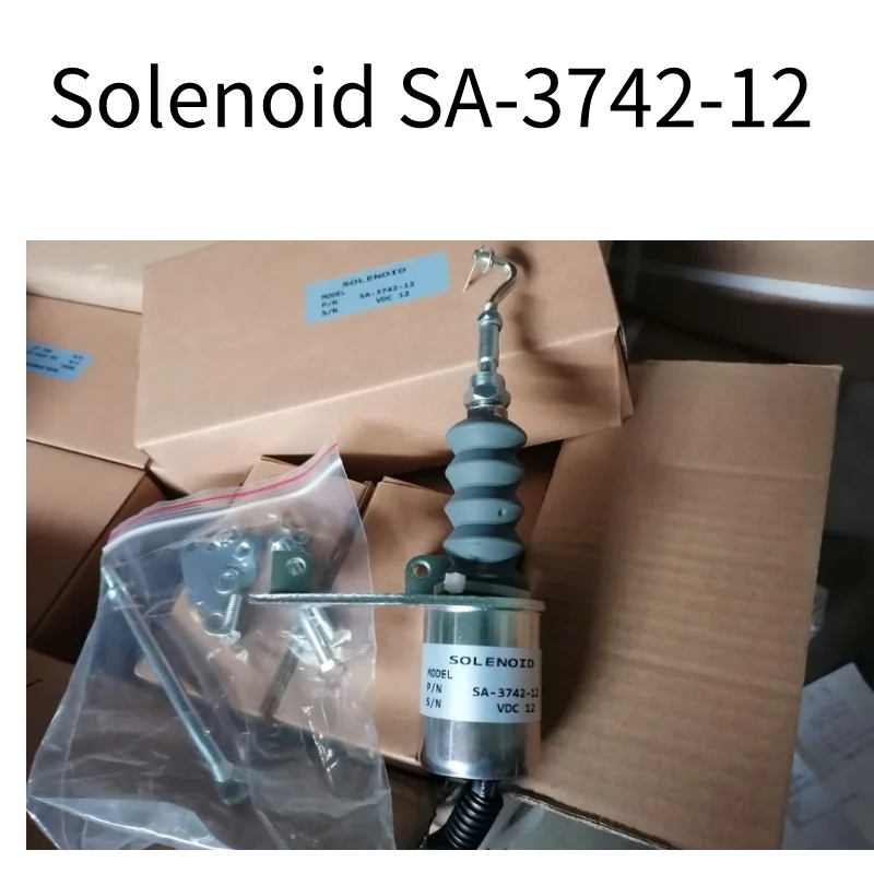 

SA374212 3932017 SA-3742-12 1751ES 12V/24V DC Stop Solenoid Left Mounted Fuel Shut Off Solenoid