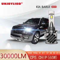 08 17 kia imported ba rui led headlights high beam low beam fog lamps modified ultra bright glare car bulbs