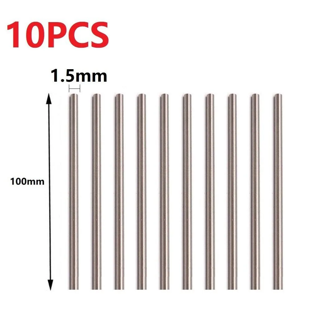 

10pcs Round Bar Straight Shank Metric HSS High Speed Steel Rod Lathe Tool New Process Carving Knives Bead Pins Cutting Tools