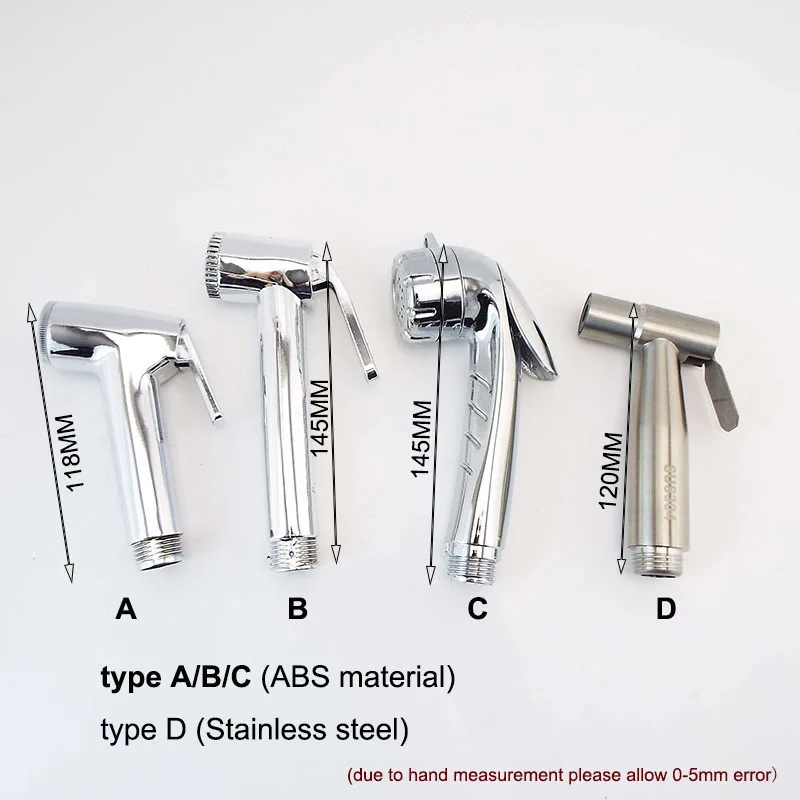 Самоочищающаяся ручная насадка для душа и биде кран распылитель из АБС-пластика 1