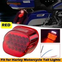 motorcycle taillight brake license lights fit for harley dyna sportster xl softail touring universal 1999 later mt accessories