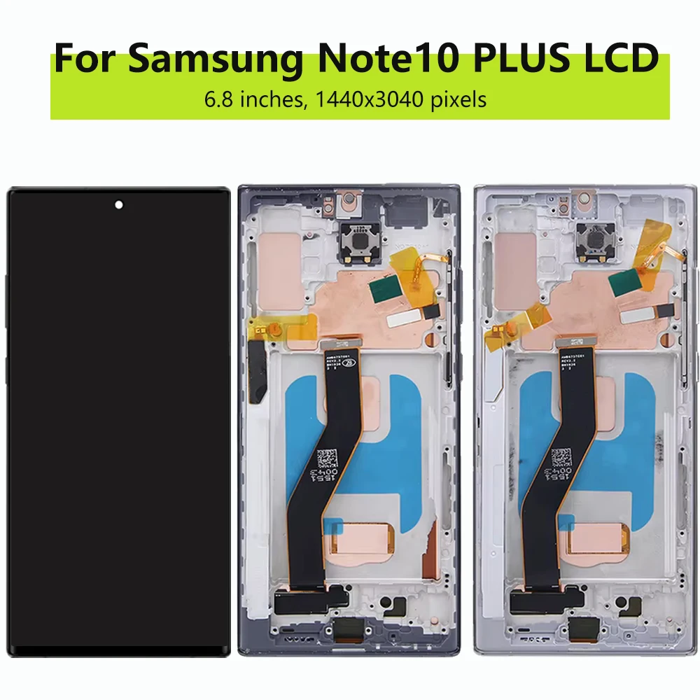 Экран дисплея для Samsung Galaxy Note10 + N975F N975F/DS ЖК-дисплей с сенсорным экраном в сборе