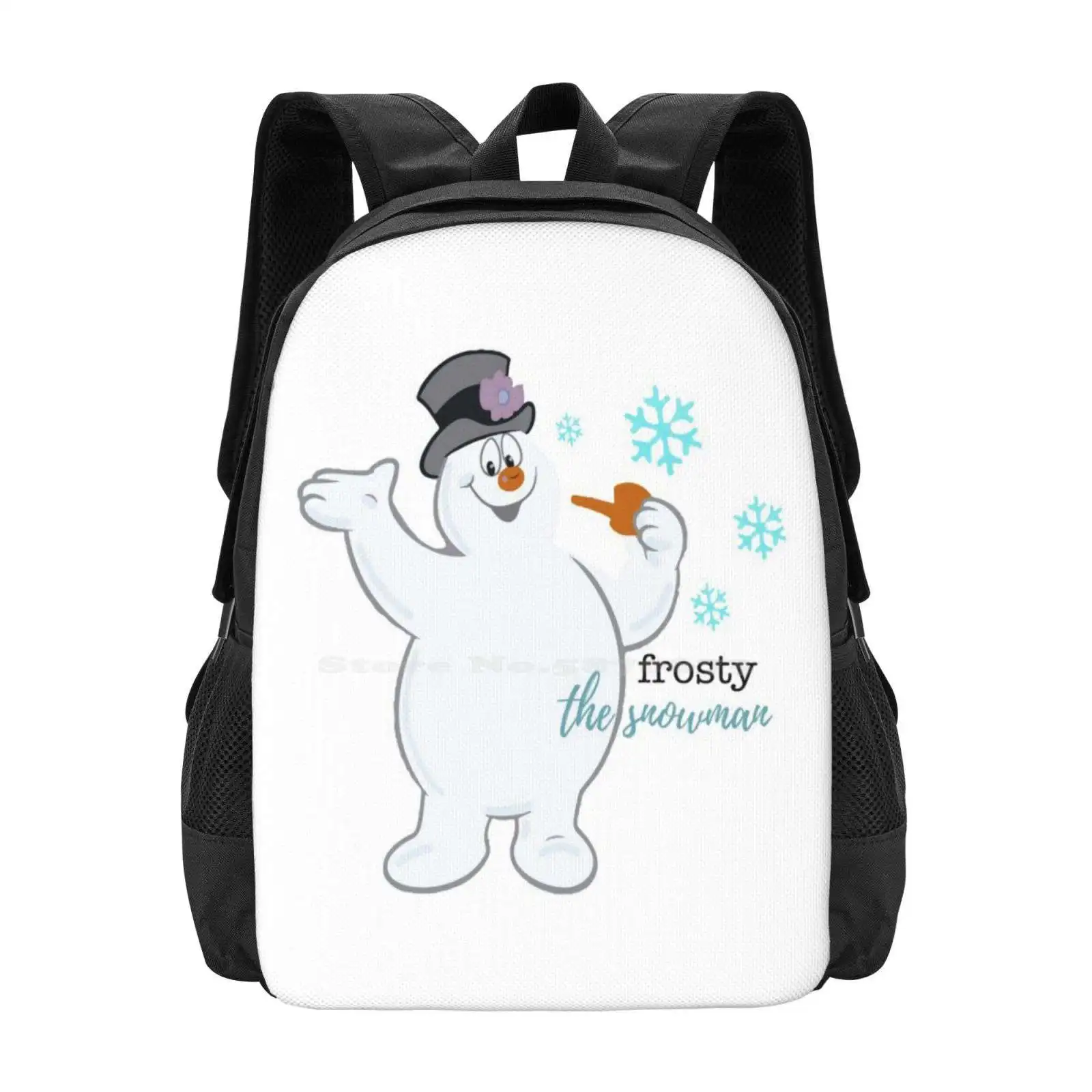 

Frosty The Snowman Teen College Student Backpack Pattern Design Bags Frosty The Snowman Frosty Snowman Christmas Snowman Movie