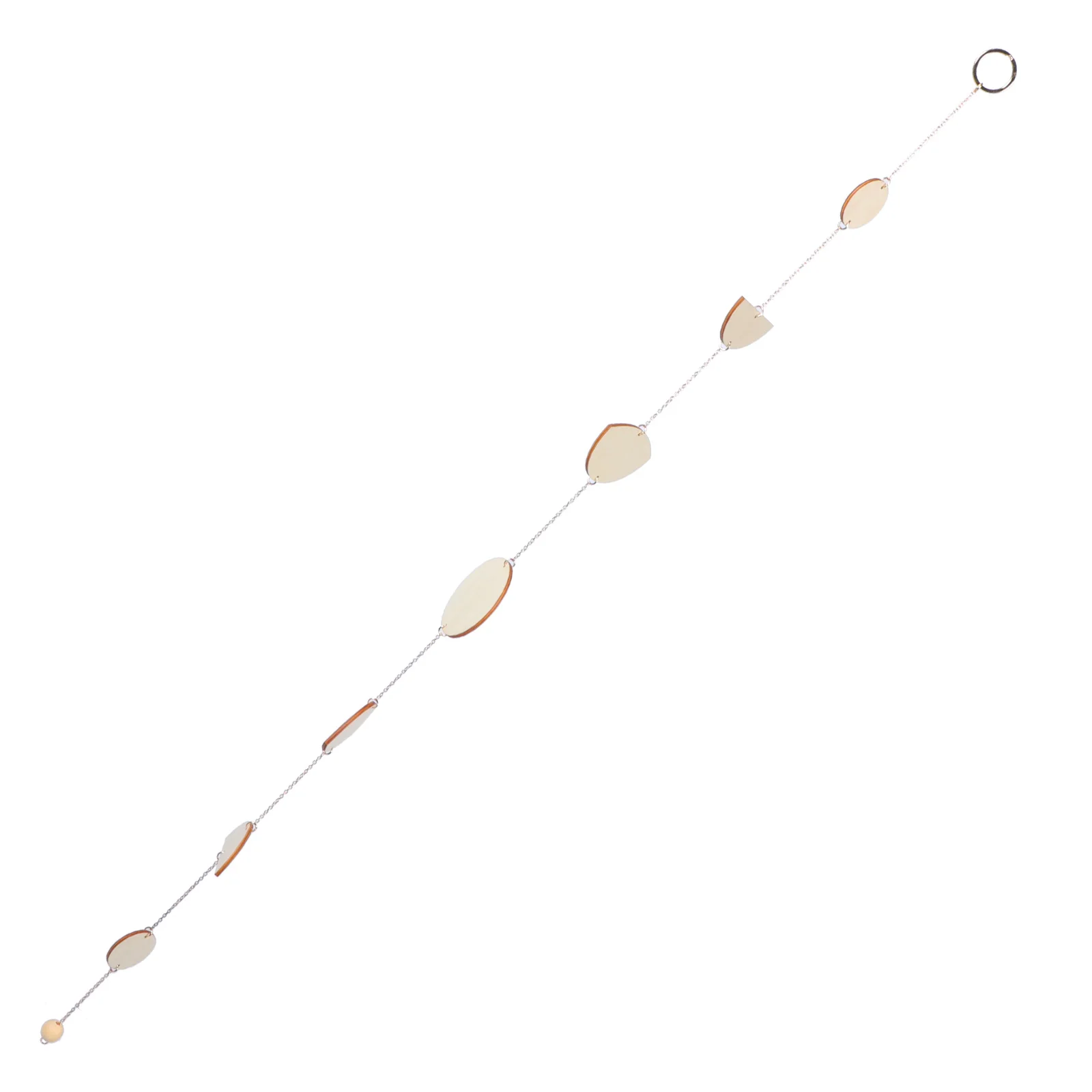 

Moon Wall Garland Hanging Wood Phases Phase Star Bohemian Versatile Wooden Decoration Accentsmacrame Banner Beaded Woven Home