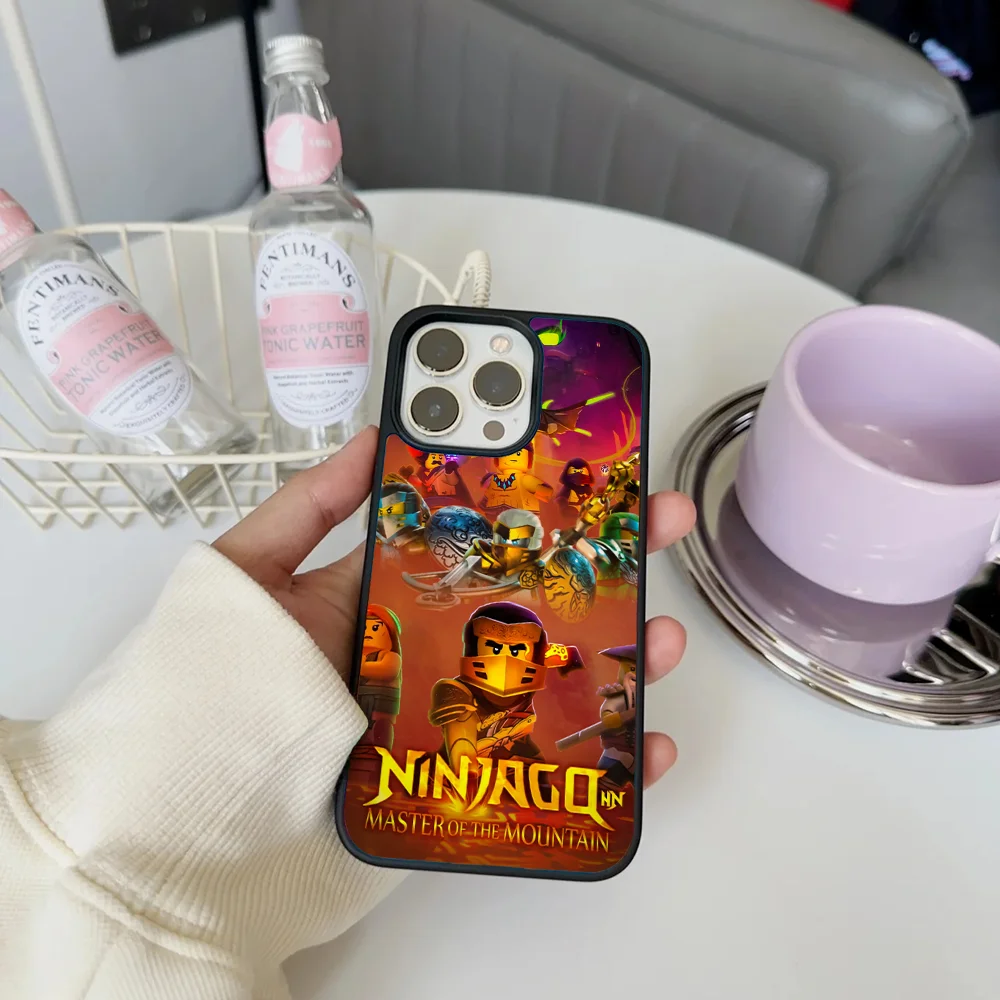Чехол для телефона Funny-N-Ninjago IPhone 11 12 13 14 15 16 Plus Pro Max зеркальный акриловый чехол из