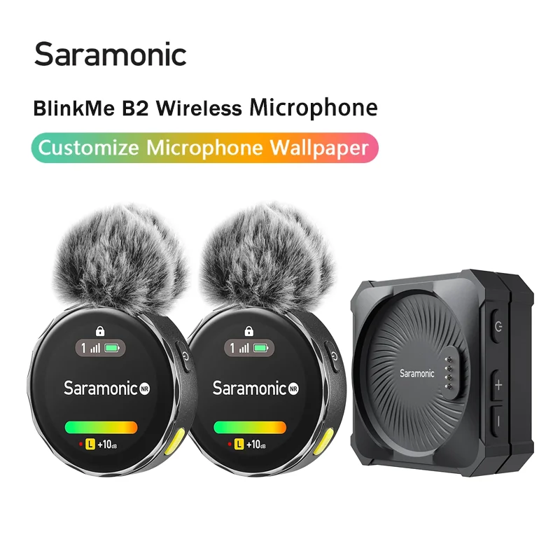 

Беспроводной петличный микрофон Saramonic BlinkMe B2 для камер и смартфонов iPhone Type-C для прямой трансляции