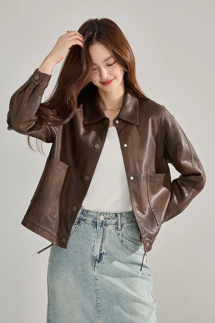 High Street уютная мягкая женская куртка из 45% искусственной кожи топы 55% вискозы