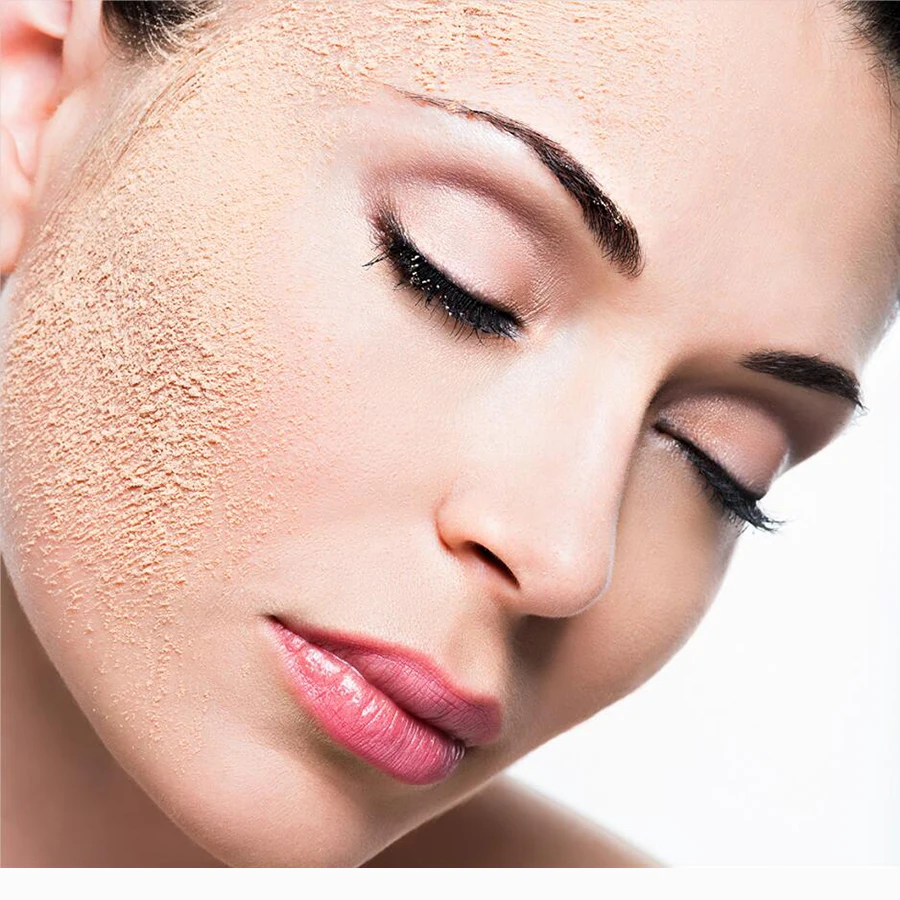 Прозрачная водостойкая матовая пудра для макияжа Lanhuage с блестящими цветами