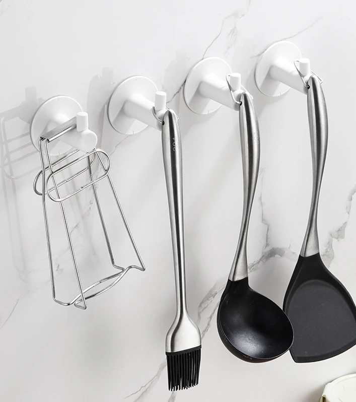 

Stainless Steel Heavy Duty Door Hanger Towel Robe Clothes Cabinet Closet Sponges Wall Hook for Bathroom Bedroom Kitchen