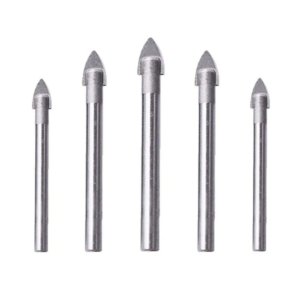 

New 4/6/7pcs Glass Marble Porcelain Spear Head Ceramic Tile Drill Bits Set Spade Drill Bit Set Ceramic Wall Concrete Hole Opener