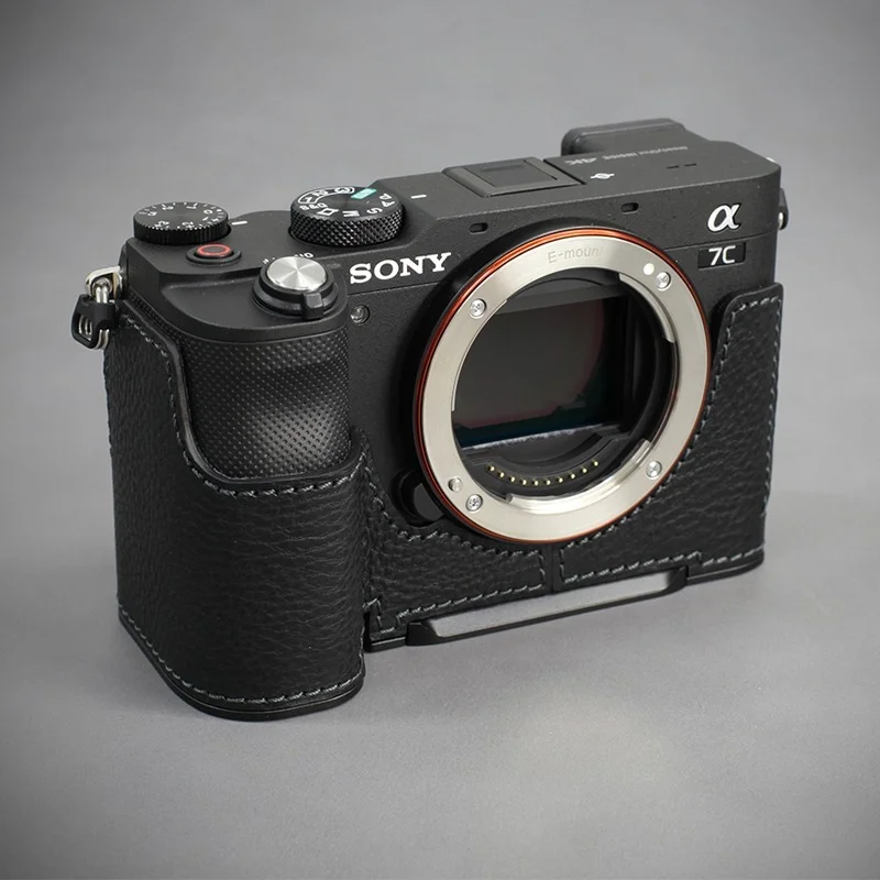 

A7C Vintage Case Handmade Genuine Leather Camera case Half Body For Sony A7C