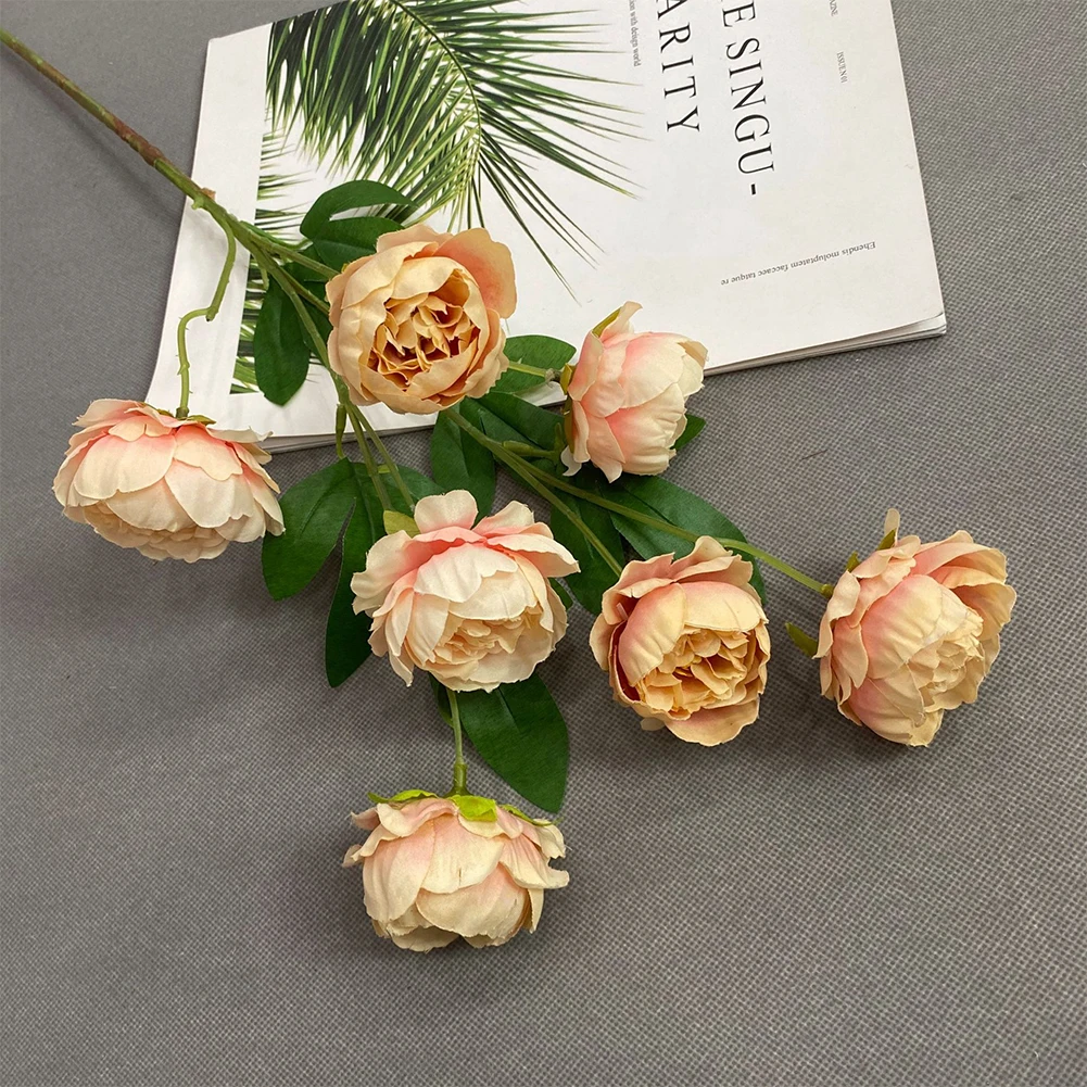 

Blossom Fake Peony Office Hotel Vivid For Wedding Artificial Flower Home Decor
