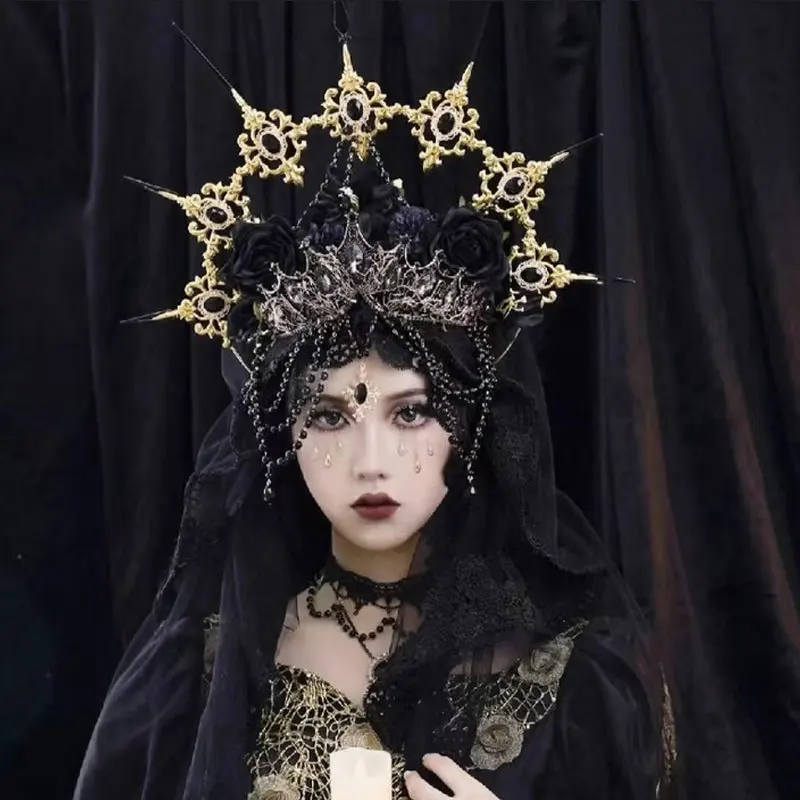 Новый головной убор Halo Crown Mary богиня женский костюм на Хэллоуин