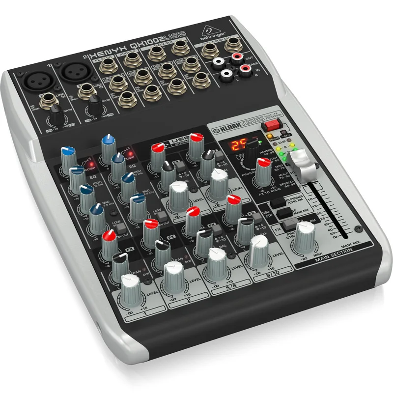 

BEHRINGER/Behringer QX1002USB professional small mixer computer mobile phone live k song