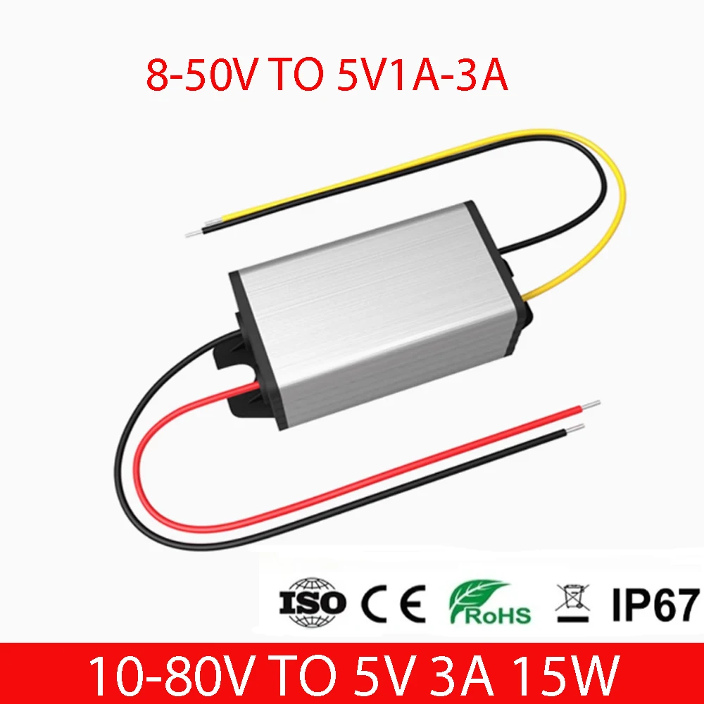 

WAOHEI Понижающий преобразователь 10-80В до 5В 3А