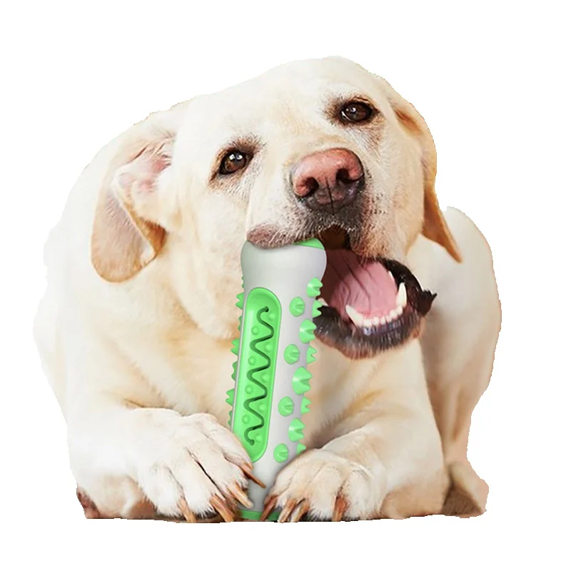 

Dog Molar Toothbrush Toys Chew Cleaning Teeth Safe Elasticity Soft TPR Puppy Dental Care Extra-tough Pet Cleaning Toy Supplies