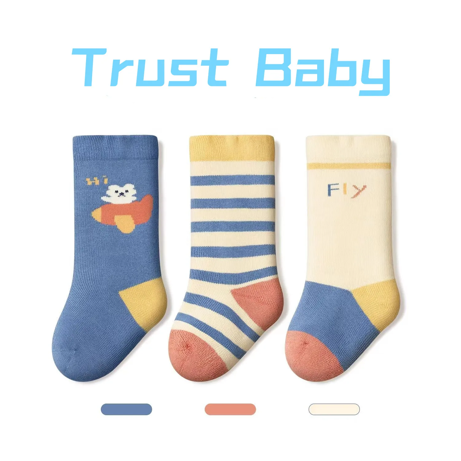 

3pairs/lot 0-3y Infant Baby Socks Winter Warm Baby Socks For Boys Girls Cotton Toddler First Walkers Baby Clothes Accessories