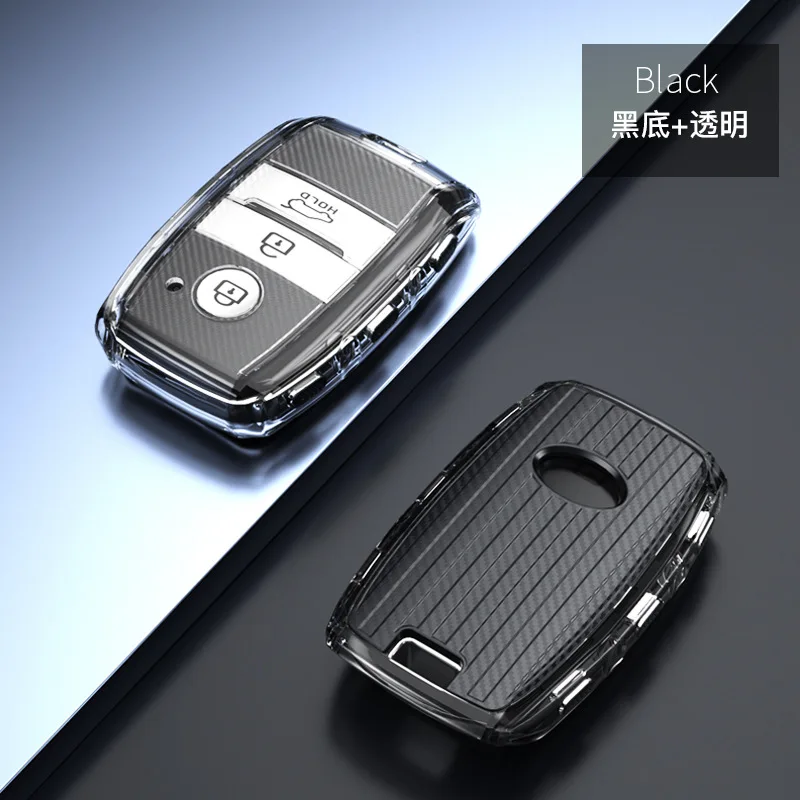 

TPU Car Key Fob Cover Case Holder Shell for KIA RIO Rio5 Sportage Ceed Cerato Sorento K3 K4 K5 KX3 Optima Picanto Forte Keychain