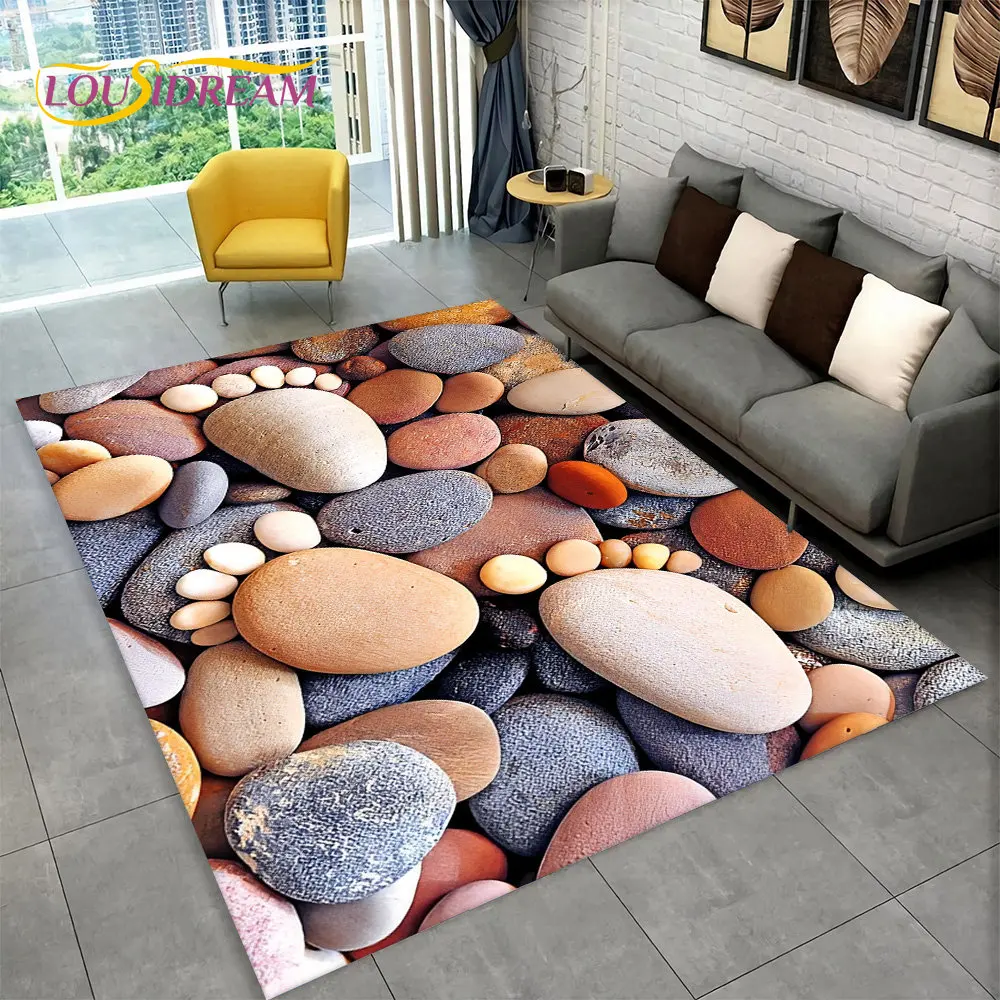 

3D каменный след ковёр LOUSIDREAM