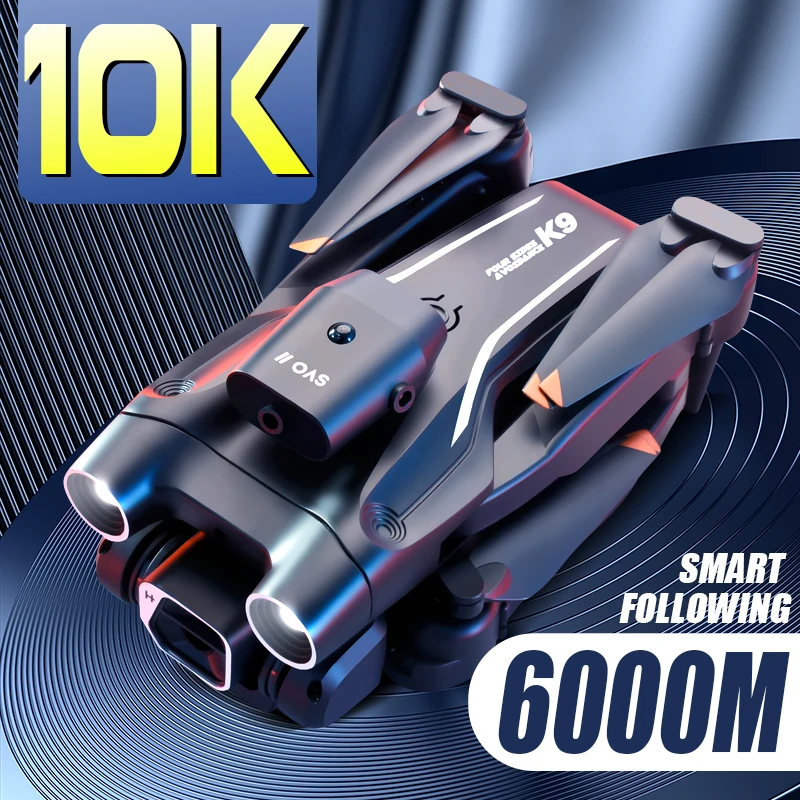 

K9 Pro Drone Professional 10k High-Definition Dual Camera 6000m Obstacle Avoidance Quadcopter Remote Control Toy VS Z908