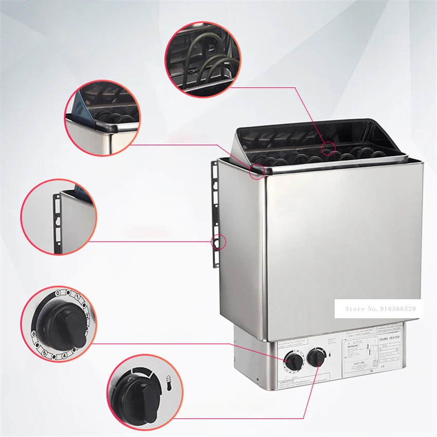 Нагреватель для сауны SCA из нержавеющей стали электрическая печь 3 кВт/4 5 кВт/6