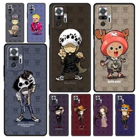 one piece cute cartoon phone case for xiaomi redmi note 11 10 pro 9s 11s 9 8 7 8t 9c 9a 8a 10s k40 k50 gaming 9t 5g soft cover