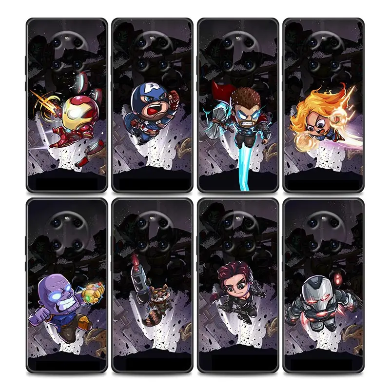 

Marvel Avengers Anime Comic Phone Case For Huawei Mate 10 20 40 40Rs Y6 Y7 Y7a Y8s Y8p Y9a Enjoy 20e 2019 Lite Pro Plus 5G Cover