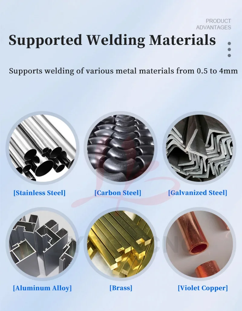 Ручной волоконный лазерный сварочный аппарат LY-X5 с воздушным охлаждением и