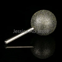 18 50mm 80 grit coarse sand big ball shape diamond abrasives ball emery grinding head for electric drill carving stone grinder