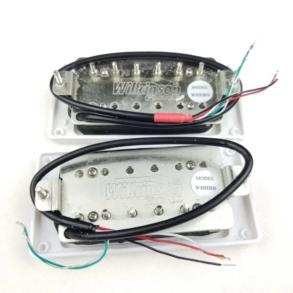 Набор звукоснимателей Wilkinson White Humbucker WHH(N+B) WVSM Гитарный звукосниматель