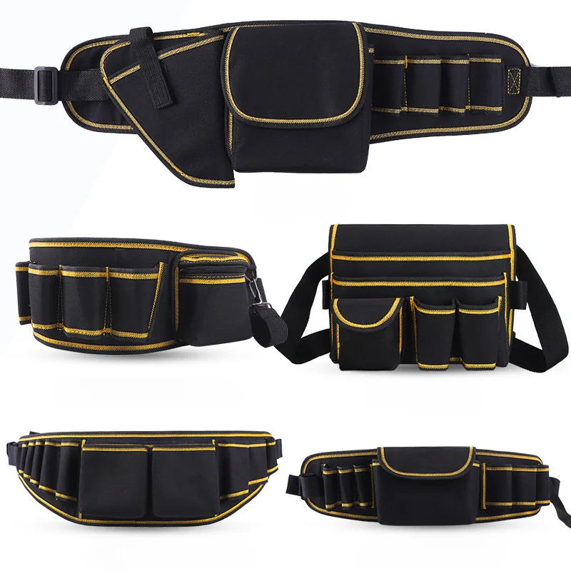 Многофункциональная Поясная Сумка Для Инструментов Прочная Из Ткани Оксфорд