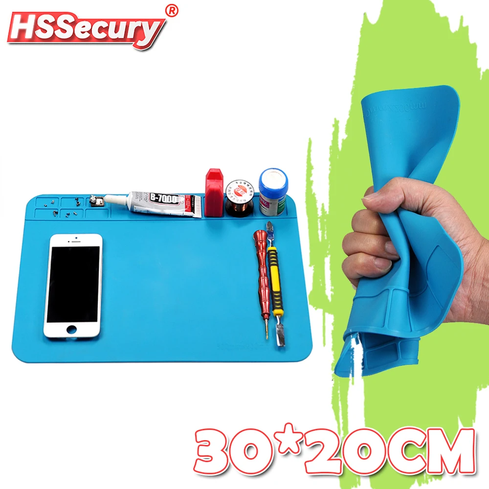 

ESD Heat Insulation Soldering Mat Working Tools Phone Computer Repair Carpet Magnetic Heat-resistant Maintenance Platform