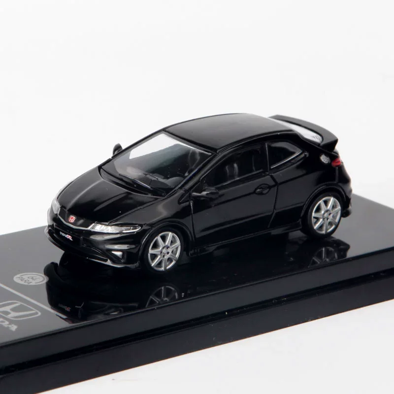 

Модель автомобиля черная из сплава 1:64 Paragon Civic FN2, подарок