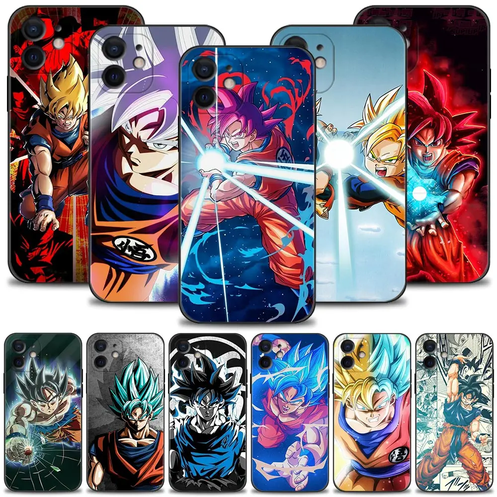 

Phone Case For iPhone 11 12 13 Pro Max 6 6S 7 8 Plus X XR XS Max XSMax SE 2020 12 13 Mini 5 5S Cover Dragon Ball Goku Battle