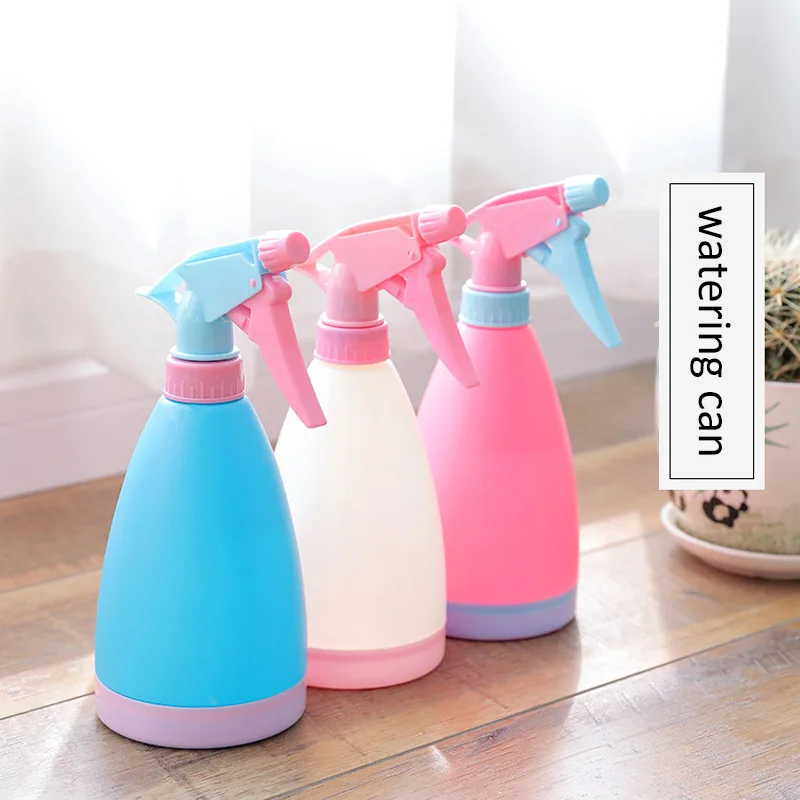 

1pc Candy-colored Garden Watering Pot Hand Pressure Gardening Water Cans Sprayer Bottle Spray Irrigation Tools