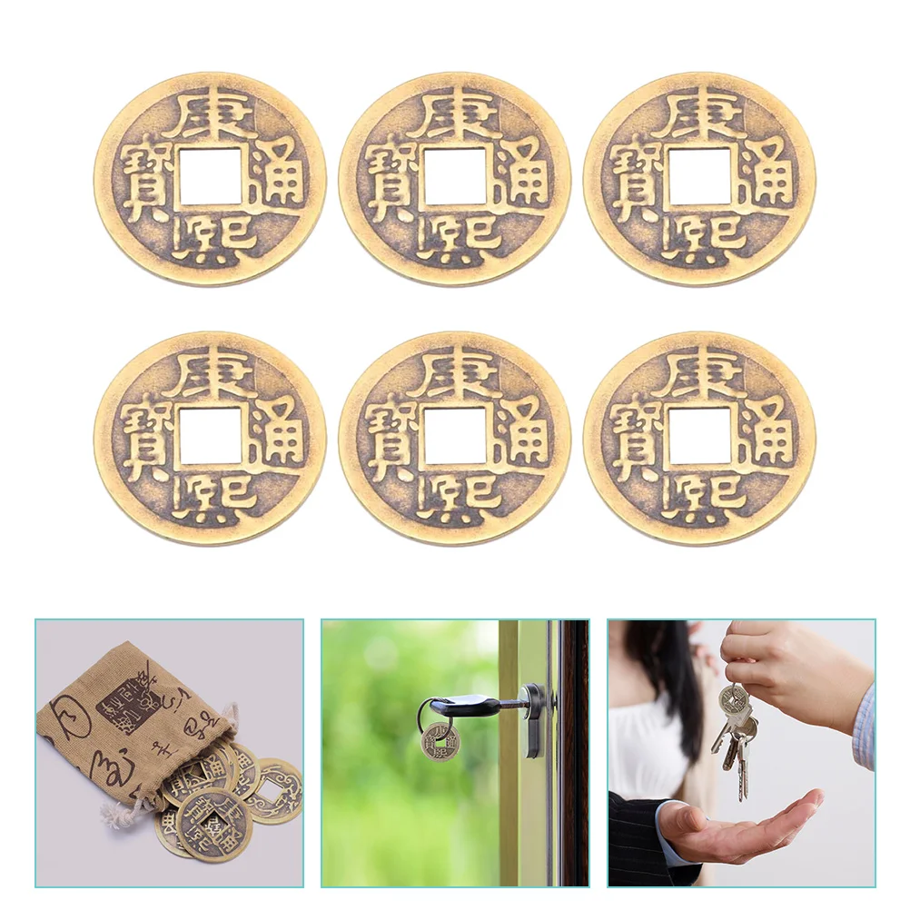 

Chinesefeng Shui Good Lucky Gifts Birthday Mom Luck Money Ancient Fortune Wealth Charms Copper Traditional Emperor Dynasty Charm