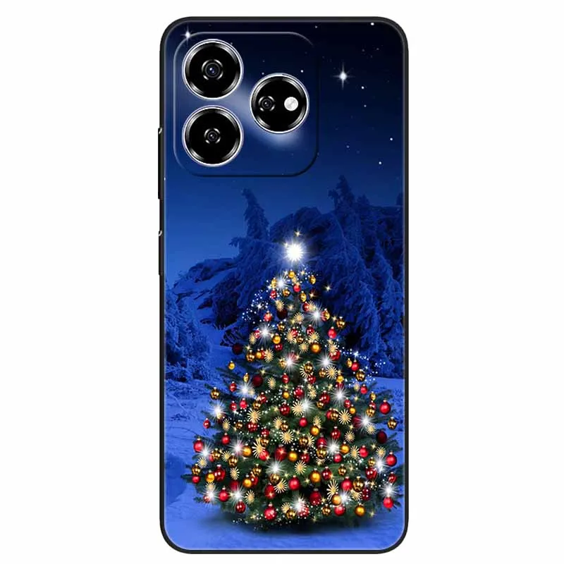 Для ZTE Axon 60 4G Защитный чехол-бампер Черный силиконовый мягкий чехол из ТПУ для Axon60