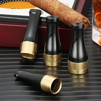 galiner luxury portable set cigar pipe holder gadgets cigar tube mouthpiece for one short cigar holder with gift box