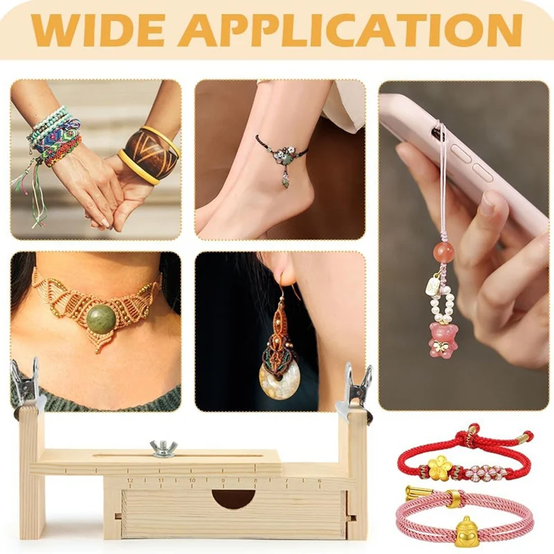 Приспособление для браслета из горячего дерева с 2 зажимами регулируемый