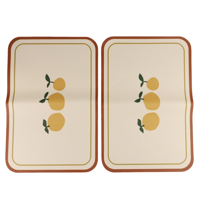 

Retro Table Mat Floral Style Romantic Placemat Insulation Table Mat