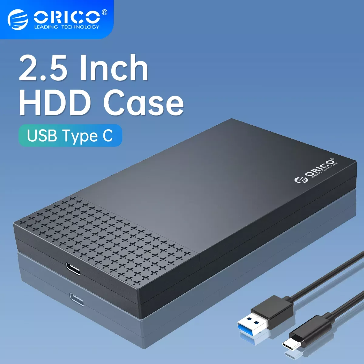 

ORICO 2.5 inch HDD Case Type C External Hard Drive Case SATA to USB 3.1 HDD Enclosure Box for SATA HDD SSD Case Support UASP