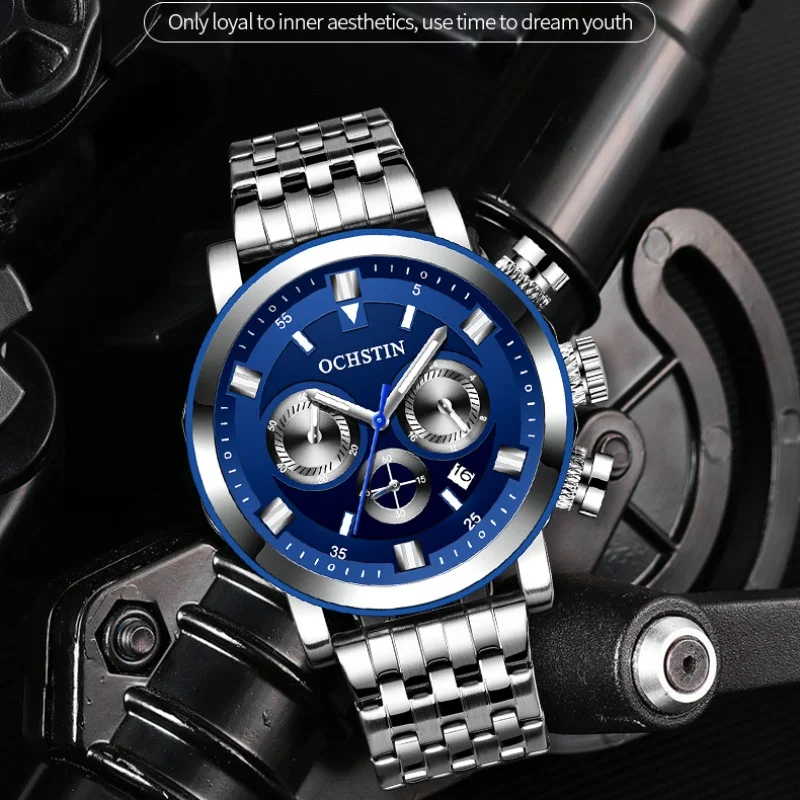 

OCHSTIN classic AAA men's watch Navigator Series sports watches business multifunctional waterproof calendar luminous wristwatch