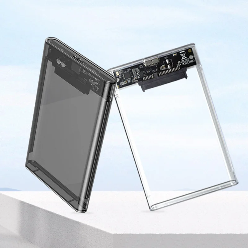 Картридж для жесткого диска ПК прозрачный корпус высокоскоростной USB 3 0 Type C 2 5 SATA