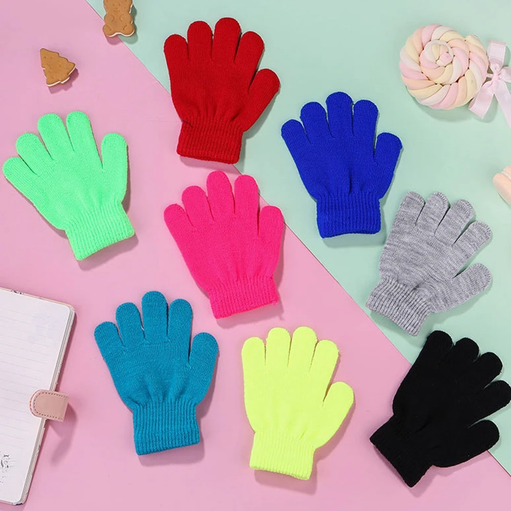 1 пара велосипедных аксессуаров теплые эластичные мужские/женские перчатки без